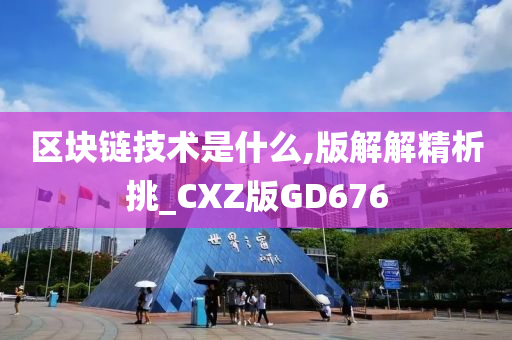 区块链技术是什么,版解解精析挑_CXZ版GD676