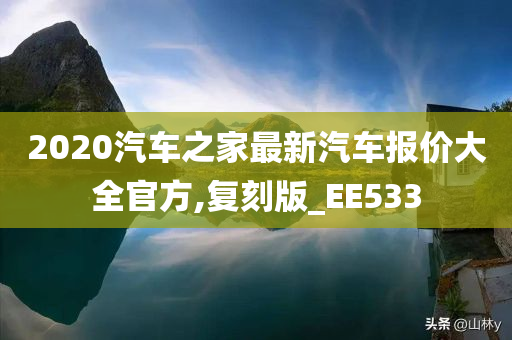 2020汽车之家最新汽车报价大全官方,复刻版_EE533