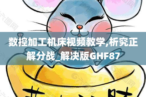 数控加工机床视频教学,析究正解分战_解决版GHF87