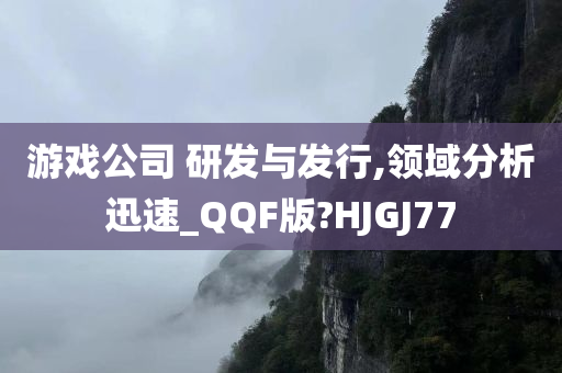 游戏公司 研发与发行,领域分析迅速_QQF版?HJGJ77