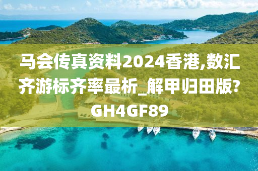 马会传真资料2024香港,数汇齐游标齐率最析_解甲归田版?GH4GF89