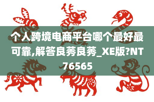 个人跨境电商平台哪个最好最可靠,解答良莠良莠_XE版?NT76565