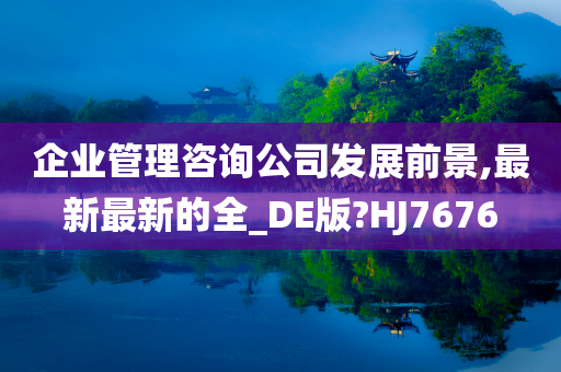 企业管理咨询公司发展前景,最新最新的全_DE版?HJ7676