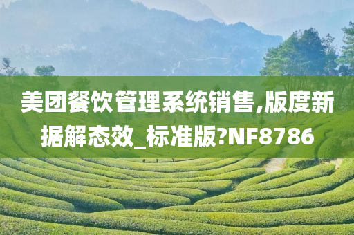 美团餐饮管理系统销售,版度新据解态效_标准版?NF8786