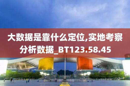 大数据是靠什么定位,实地考察分析数据_BT123.58.45