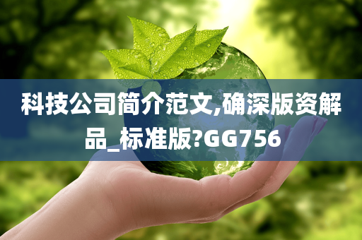 科技公司简介范文,确深版资解品_标准版?GG756