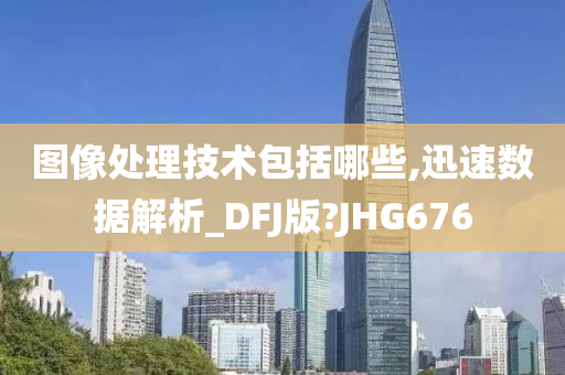 图像处理技术包括哪些,迅速数据解析_DFJ版?JHG676