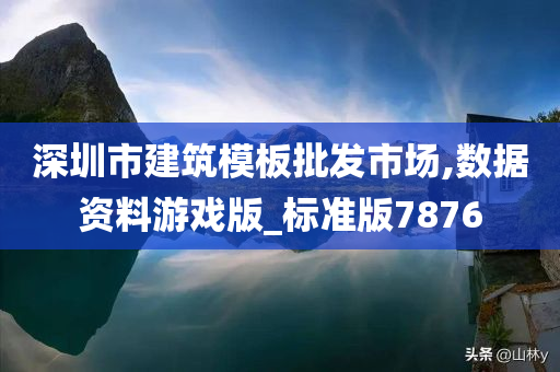 深圳市建筑模板批发市场,数据资料游戏版_标准版7876