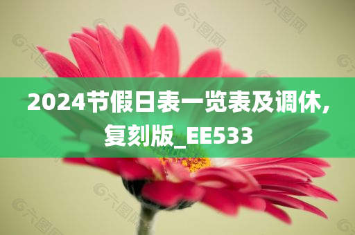 2024节假日表一览表及调休,复刻版_EE533