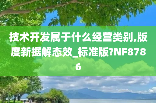 技术开发属于什么经营类别,版度新据解态效_标准版?NF8786