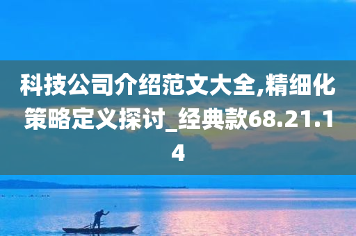 科技公司介绍范文大全,精细化策略定义探讨_经典款68.21.14