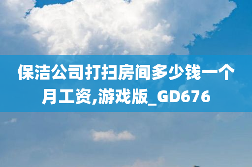 保洁公司打扫房间多少钱一个月工资,游戏版_GD676