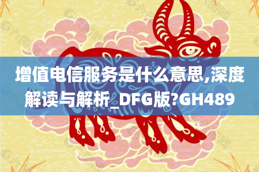 增值电信服务是什么意思,深度解读与解析_DFG版?GH489