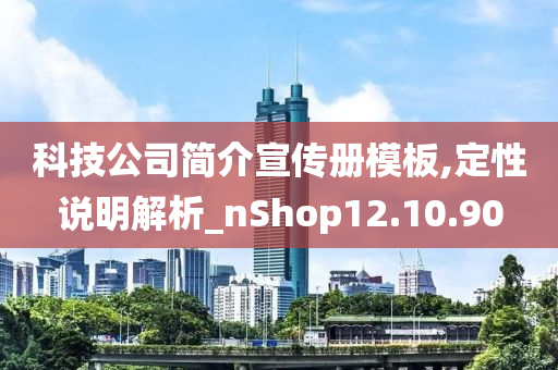 科技公司简介宣传册模板,定性说明解析_nShop12.10.90