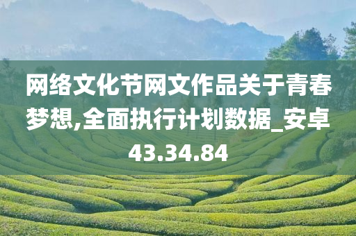 网络文化节网文作品关于青春梦想,全面执行计划数据_安卓43.34.84