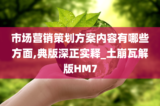 市场营销策划方案内容有哪些方面,典版深正实释_土崩瓦解版HM7