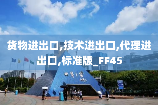 货物进出口,技术进出口,代理进出口,标准版_FF45