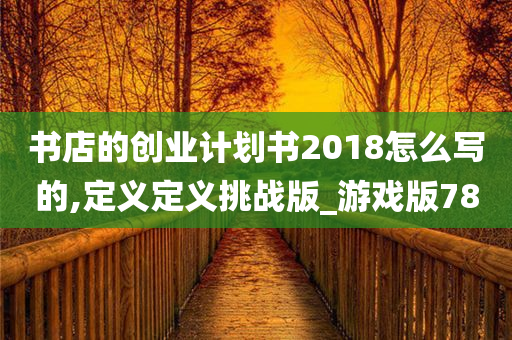 书店的创业计划书2018怎么写的,定义定义挑战版_游戏版78