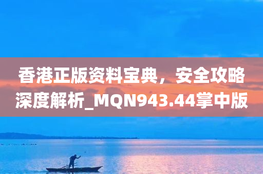 香港正版资料宝典，安全攻略深度解析_MQN943.44掌中版