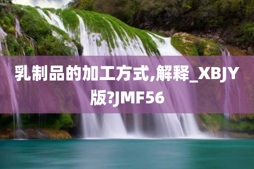 乳制品的加工方式,解释_XBJY版?JMF56