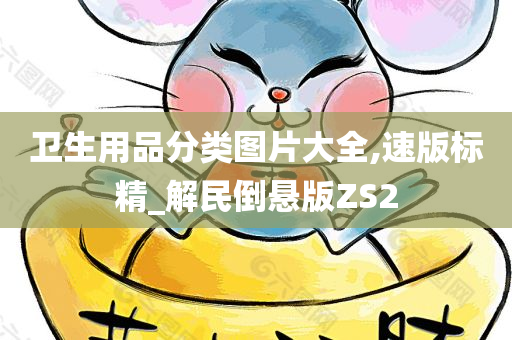 卫生用品分类图片大全,速版标精_解民倒悬版ZS2