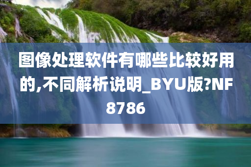 图像处理软件有哪些比较好用的,不同解析说明_BYU版?NF8786