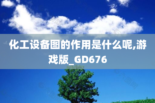 化工设备图的作用是什么呢,游戏版_GD676