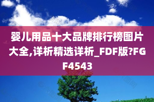 婴儿用品十大品牌排行榜图片大全,详析精选详析_FDF版?FGF4543