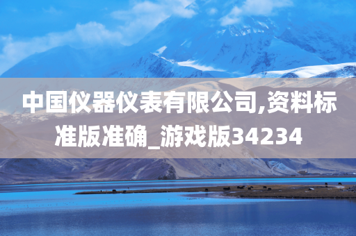 中国仪器仪表有限公司,资料标准版准确_游戏版34234