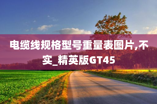 电缆线规格型号重量表图片,不实_精英版GT45