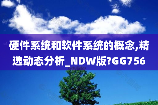 硬件系统和软件系统的概念,精选动态分析_NDW版?GG756