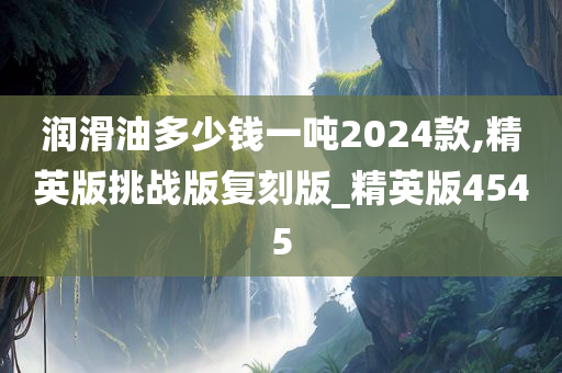 润滑油多少钱一吨2024款,精英版挑战版复刻版_精英版4545