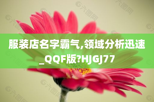 服装店名字霸气,领域分析迅速_QQF版?HJGJ77