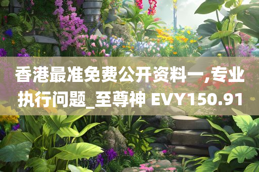 香港最准免费公开资料一,专业执行问题_至尊神 EVY150.91