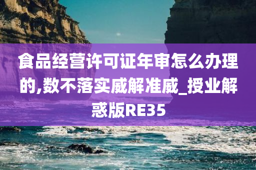 食品经营许可证年审怎么办理的,数不落实威解准威_授业解惑版RE35