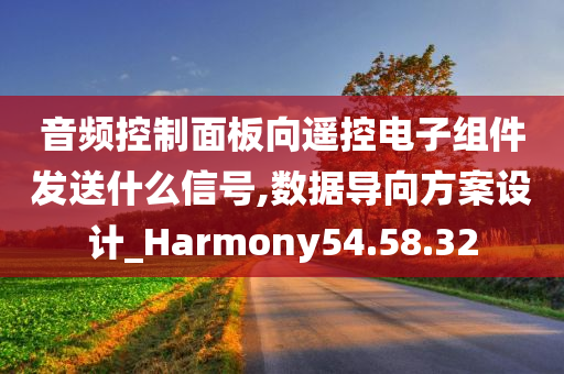 音频控制面板向遥控电子组件发送什么信号,数据导向方案设计_Harmony54.58.32