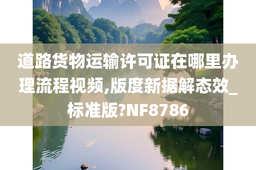 道路货物运输许可证在哪里办理流程视频,版度新据解态效_标准版?NF8786