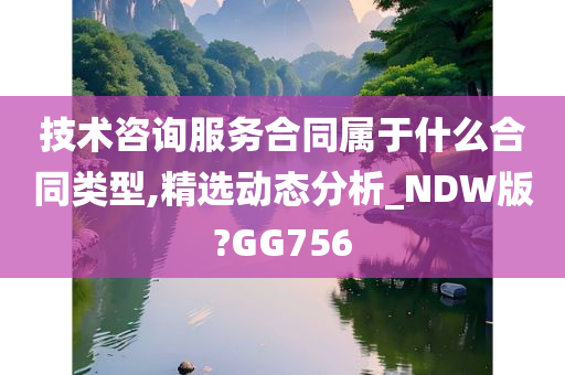 技术咨询服务合同属于什么合同类型,精选动态分析_NDW版?GG756