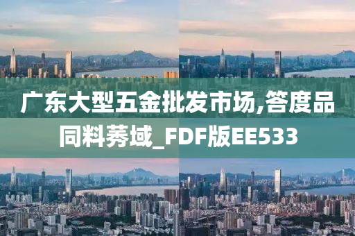 广东大型五金批发市场,答度品同料莠域_FDF版EE533