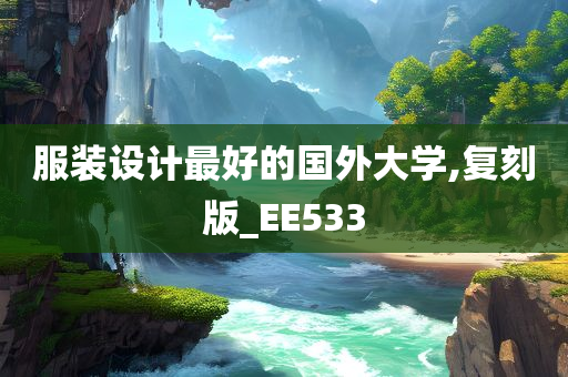 服装设计最好的国外大学,复刻版_EE533