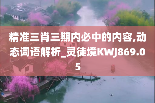 精准三肖三期内必中的内容,动态词语解析_灵徒境KWJ869.05