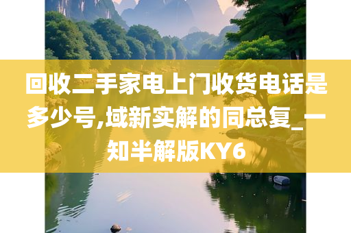 回收二手家电上门收货电话是多少号,域新实解的同总复_一知半解版KY6