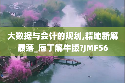 大数据与会计的规划,精地新解最落_庖丁解牛版?JMF56