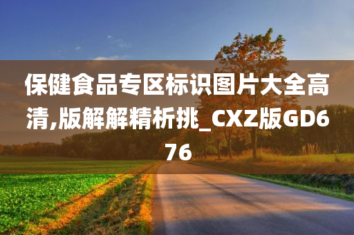 保健食品专区标识图片大全高清,版解解精析挑_CXZ版GD676