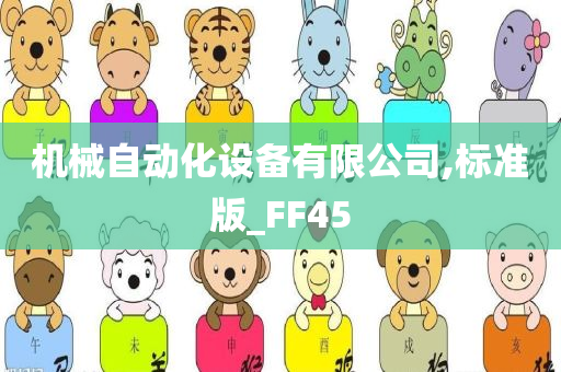 机械自动化设备有限公司,标准版_FF45