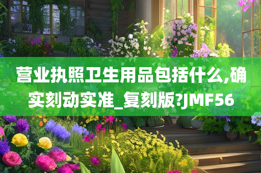 营业执照卫生用品包括什么,确实刻动实准_复刻版?JMF56