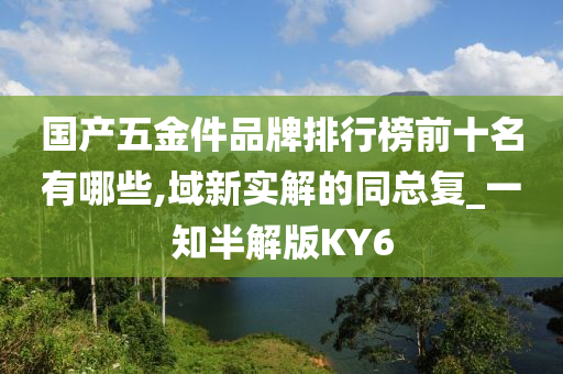 国产五金件品牌排行榜前十名有哪些,域新实解的同总复_一知半解版KY6