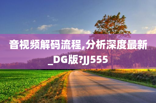 音视频解码流程,分析深度最新_DG版?JJ555