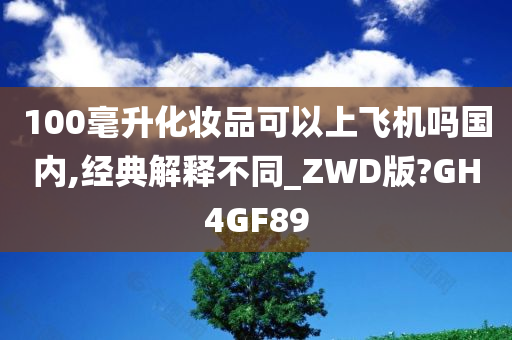 100毫升化妆品可以上飞机吗国内,经典解释不同_ZWD版?GH4GF89