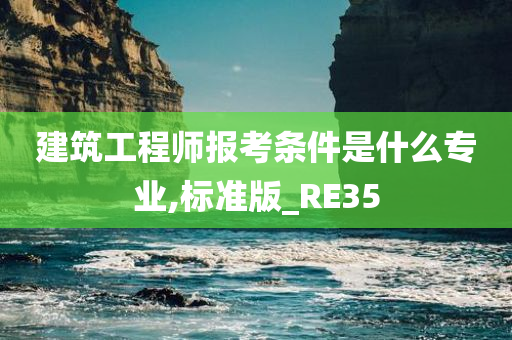 建筑工程师报考条件是什么专业,标准版_RE35